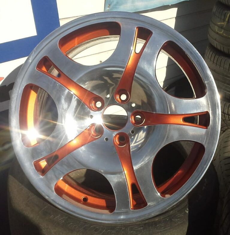 Polerowanie rantów felg